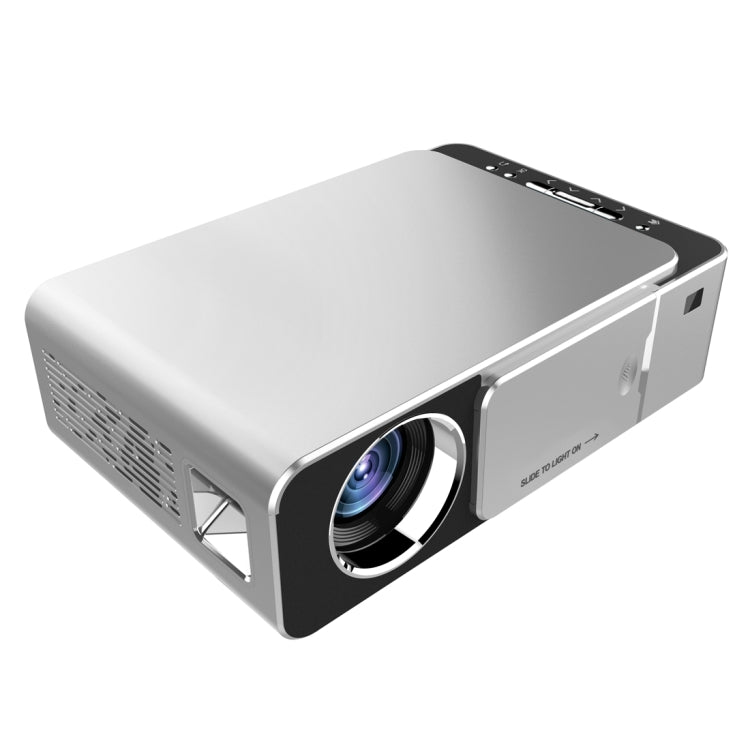 T6 3500ANSI Lumens 1080P LCD Mini Theater Projector, Standard Version, AU Plug (Silver) - Consumer Electronics by buy2fix | Online Shopping UK | buy2fix