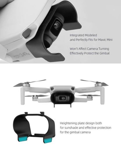 Sunnylife MM-Q9264 Camera Lens Sunshade Anti-glare Hood for DJI Mavic mini (Black) - DJI & GoPro Accessories by Sunnylife | Online Shopping UK | buy2fix