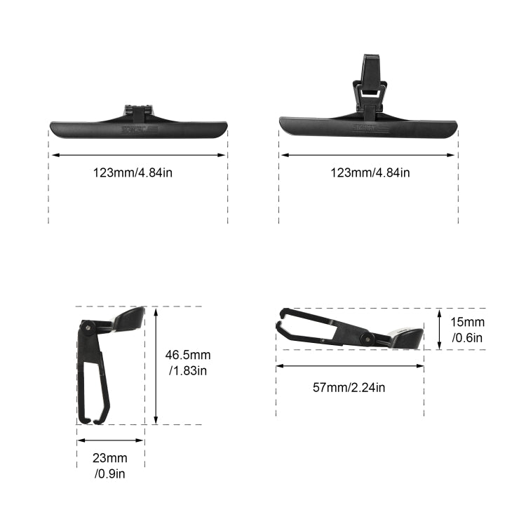For DJI Avata STARTRC Folding  Heightened Landing Gear Training Rack (Black) - DJI & GoPro Accessories by STARTRC | Online Shopping UK | buy2fix
