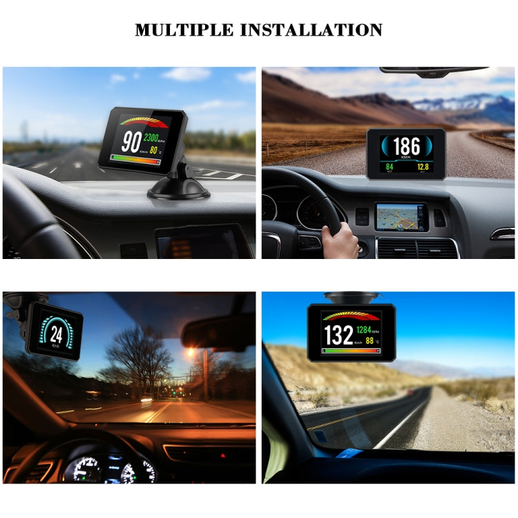 P16 Car HUD Head-up Display OBD2 Fault Code Elimination -  by buy2fix | Online Shopping UK | buy2fix