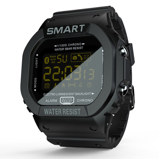 Lokmat MK22 1.21 inch FSTN LCD Screen 50m Waterproof Smart Watch, Support Information Reminder / Remote Camera / Sport Record(Black) - Smart Watches by Lokmat | Online Shopping UK | buy2fix