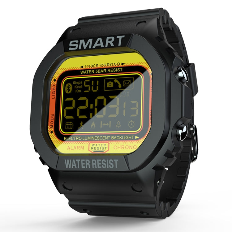 Lokmat MK22 1.21 inch FSTN LCD Screen 50m Waterproof Smart Watch, Support Information Reminder / Remote Camera / Sport Record(Orange) - Smart Watches by Lokmat | Online Shopping UK | buy2fix