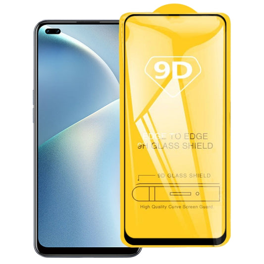 For OPPO Reno4 F 9D Full Glue Full Screen Tempered Glass Film - OPPO Tempered Glass by imak | Online Shopping UK | buy2fix