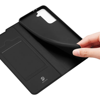 For Samsung Galaxy S21 5G DUX DUCIS Skin Pro Series Horizontal Flip PU + TPU Leather Case with Holder & Card Slots(Black) - Galaxy S21 5G Cases by DUX DUCIS | Online Shopping UK | buy2fix