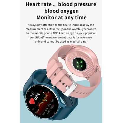 ZL02 1.28 inch Touch Screen IP67 Waterproof Smart Watch, Support Blood Pressure Monitoring / Sleep Monitoring / Heart Rate Monitoring(Blue) - Smart Wear by buy2fix | Online Shopping UK | buy2fix