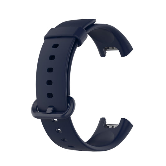 For Xiaomi Mi Watch Lite / Redmi Watch Silicone Watch Band, Size: One Size(Navy Blue) - Smart Wear by buy2fix | Online Shopping UK | buy2fix