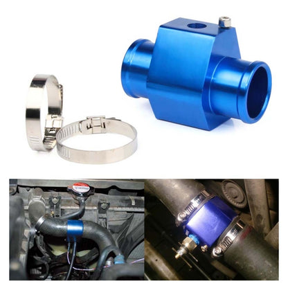 Car Water Temperature Meter Temperature Gauge Joint Pipe Radiator Sensor Adaptor Clamps, Size:34mm(Blue) - In Car by buy2fix | Online Shopping UK | buy2fix