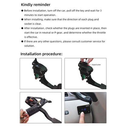 For Citroen Berlingo 2009- Car Potent Booster Electronic Throttle Controller - In Car by buy2fix | Online Shopping UK | buy2fix