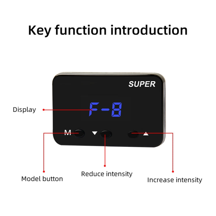 For Nissan Navara NP300 2015- Car Potent Booster Electronic Throttle Controller - In Car by buy2fix | Online Shopping UK | buy2fix