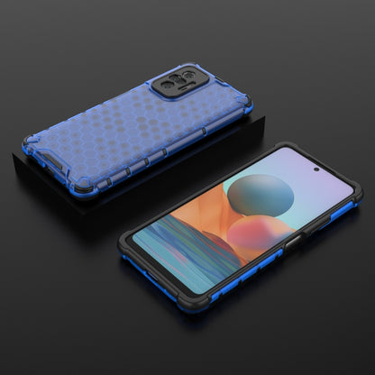 For Xiaomi Redmi Note 10 Pro Shockproof Honeycomb PC + TPU Case(Blue) - Xiaomi Accessories by buy2fix | Online Shopping UK | buy2fix