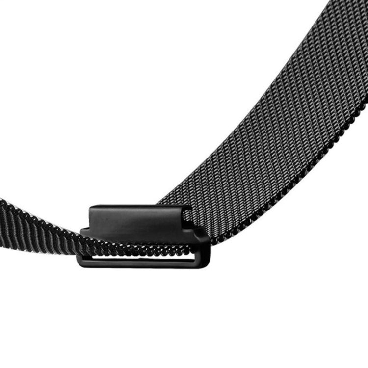 22mm Milanese Stainless Steel Replacement Watchband for Huawei Watch GT2 Pro / Amazfit GTR 2(Black) - Smart Wear by buy2fix | Online Shopping UK | buy2fix