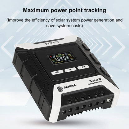 MPPT Solar Controller 12V / 24V / 48V Automatic Identification Charging Controller with Dual USB Output, Model:40A - Consumer Electronics by buy2fix | Online Shopping UK | buy2fix