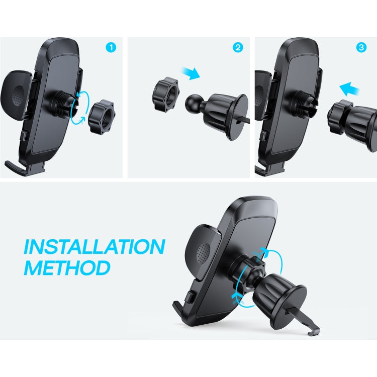 JOYROOM JR-ZS259 360-degree Rotating Stretching Mechanical Car Air Vent Holder for 4.7-6.9 inch Mobile Phones - In Car by JOYROOM | Online Shopping UK | buy2fix