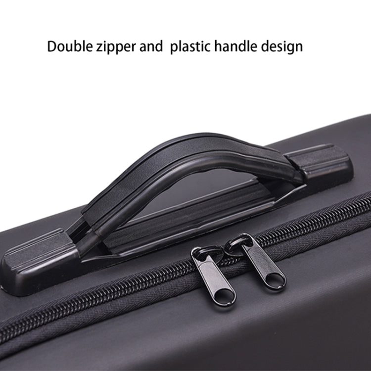 Portable Single Shoulder Storage Travel Carrying PU Cover Case Box for DJI Air 2S(Black + Red Liner) - DJI & GoPro Accessories by buy2fix | Online Shopping UK | buy2fix