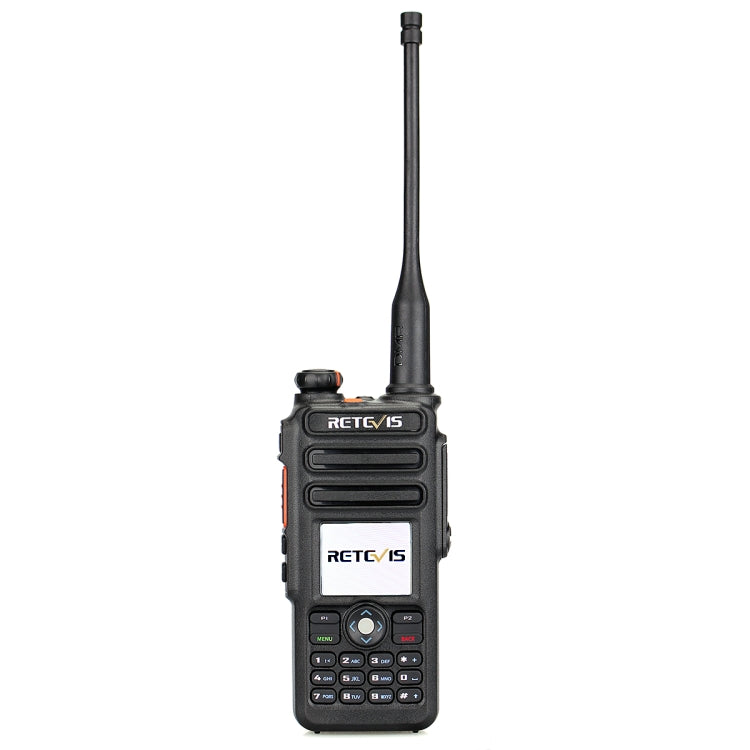 RETEVIS RT82 136-174&400-480MHz 3000CHS Dual Band DMR Digital Waterproof Two Way Radio Handheld Walkie Talkie, EU Plug(Black) - Handheld Walkie Talkie by RETEVIS | Online Shopping UK | buy2fix