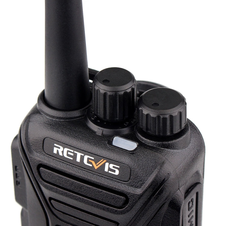 RETEVIS RT27 0.5W EU Frequency 446MHz 16CHS FRS Two Way Radio Handheld Walkie Talkie, EU Plug(Black) - Handheld Walkie Talkie by RETEVIS | Online Shopping UK | buy2fix