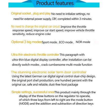 For KIA Sportage 2015- Car Potent Booster Electronic Throttle Controller - In Car by buy2fix | Online Shopping UK | buy2fix