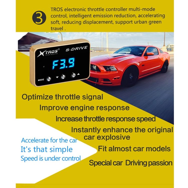 For Toyota RAV4 2005- TROS 8-Drive Potent Booster Electronic Throttle Controller Speed Booster - In Car by TROS | Online Shopping UK | buy2fix