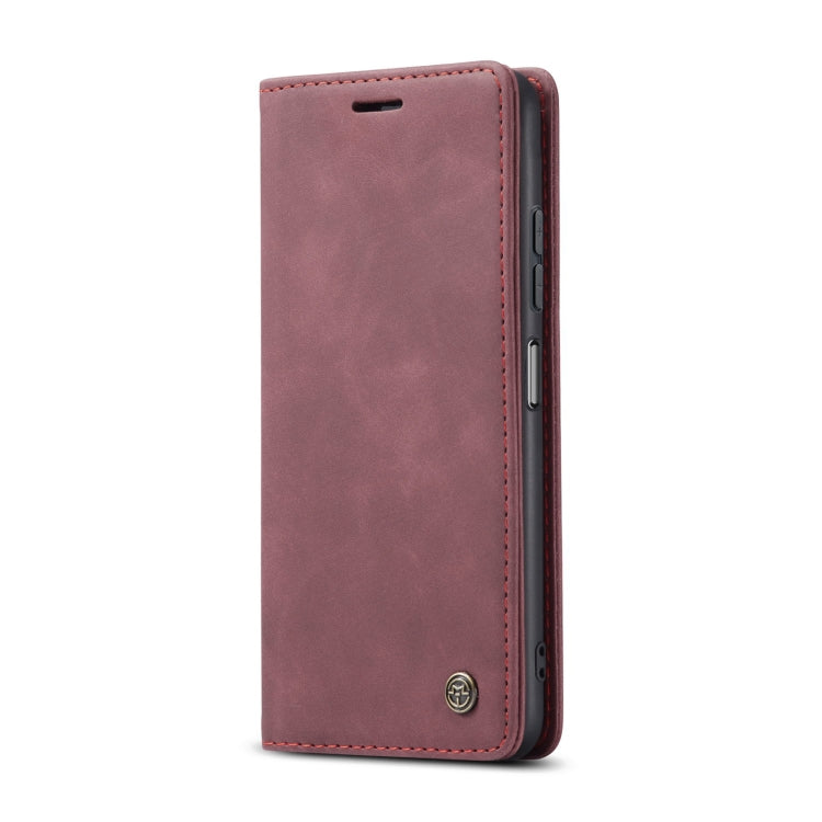 For Samsung Galaxy A22 5G CaseMe 013 Multifunctional Horizontal Flip Leather Case with Card Slot & Holder & Wallet(Wine Red) - Samsung Accessories by CaseMe | Online Shopping UK | buy2fix