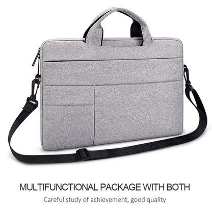 ND05SDJ Oxford Cloth + Nylon Laptop Portable Shoulder Bag, Size:14.1-15.4 inch(Deep Space Gray) - 15 inch by buy2fix | Online Shopping UK | buy2fix