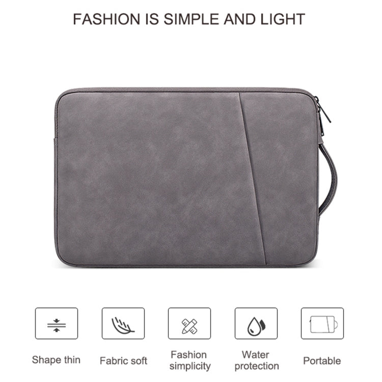 ND08 Sheepskin Notebook Iner Bag, Size:13.3 inch(Deep Space Gray) - 13.3 inch by buy2fix | Online Shopping UK | buy2fix