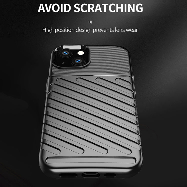 For iPhone 13 mini Thunderbolt Shockproof TPU Soft Case (Black) - iPhone 13 mini Cases by buy2fix | Online Shopping UK | buy2fix