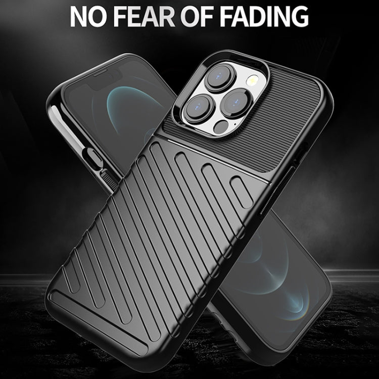 For iPhone 13 Pro Thunderbolt Shockproof TPU Soft Case (Blue) - iPhone 13 Pro Cases by buy2fix | Online Shopping UK | buy2fix