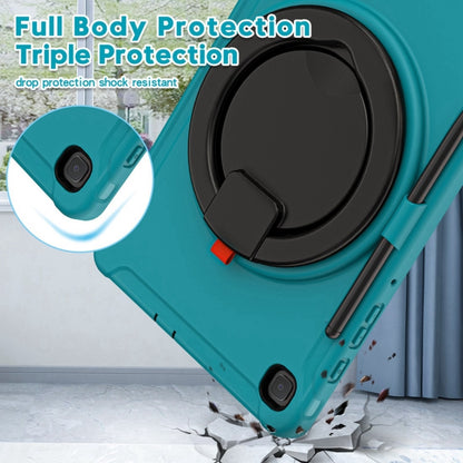 Shockproof TPU + PC Protective Case with 360 Degree Rotation Foldable Handle Grip Holder & Pen Slot For Samsung Galaxy Tab S6 Lite 10.4 inch P610(Blue) - Tab S6 Lite P610 / P615 by buy2fix | Online Shopping UK | buy2fix