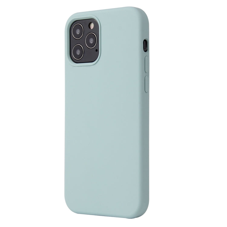 For iPhone 13 Pro Solid Color Liquid Silicone Shockproof Protective Case (Emerald Green) - iPhone 13 Pro Cases by buy2fix | Online Shopping UK | buy2fix