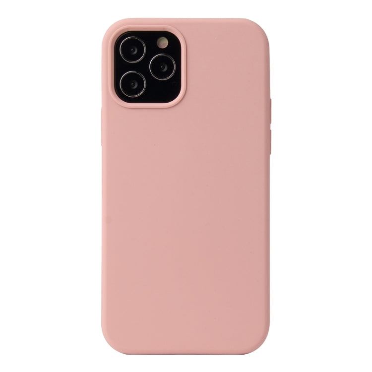 For iPhone 13 Pro Solid Color Liquid Silicone Shockproof Protective Case (Sakura Pink) - iPhone 13 Pro Cases by buy2fix | Online Shopping UK | buy2fix