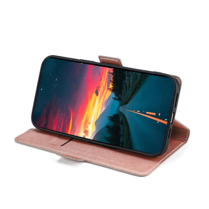 Ultra-thin Voltage Side Buckle PU + TPU Horizontal Flip Leather Case with Holder & Card Slot For iPhone 11(Rose Gold) - iPhone 11 Cases by buy2fix | Online Shopping UK | buy2fix