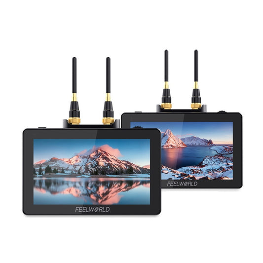 FEELWORLD FT6 FR6 2 in 1 1920x1080 5.5 inch HDR Long distance Wireless Image Transmission Director Camera Monitor - On-camera Monitors by FEELWORLD | Online Shopping UK | buy2fix