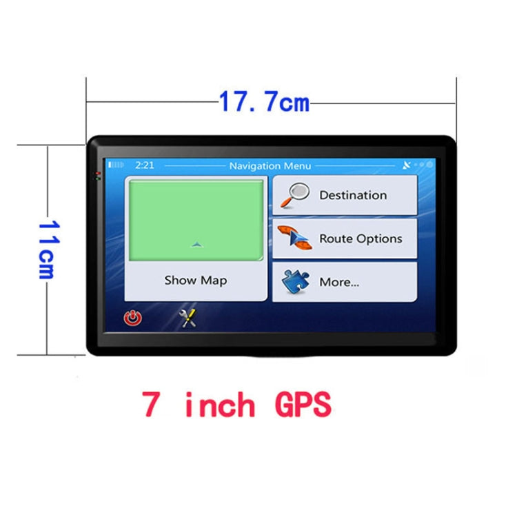 X20 7 inch Car GPS Navigator 8G+256M Capacitive Screen Bluetooth Reversing Image, Specification:Europe Map - In Car by buy2fix | Online Shopping UK | buy2fix