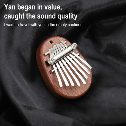 Mini 8 Tone Thumb Piano Kalimba Musical Instruments(Wood Egg) - Keyboard Instruments by buy2fix | Online Shopping UK | buy2fix