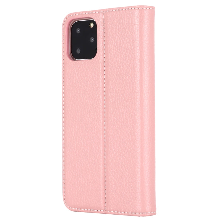 For iPhone 11 GEBEI PU+TPU Horizontal Flip Protective Case with Holder & Card Slots(Rose Gold) - iPhone 11 Cases by GEBEI | Online Shopping UK | buy2fix