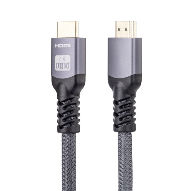 HDMI 2.0 Male to HDMI 2.0 Male 4K Ultra-HD Braided Adapter Cable, Cable Length:8m(Grey) - Cable by buy2fix | Online Shopping UK | buy2fix