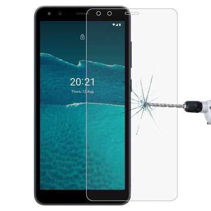 For Nokia C1 2nd Edition 0.26mm 9H 2.5D Tempered Glass Film - Mobile Accessories by DIYLooks | Online Shopping UK | buy2fix