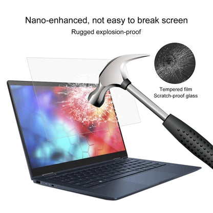 Laptop Screen HD Tempered Glass Protective Film For HP ENVY 13 Wood 13.3 inch - Computer & Networking by buy2fix | Online Shopping UK | buy2fix