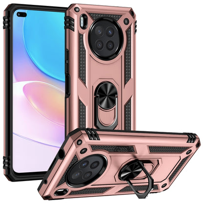 For Huawei nova 8i Shockproof TPU + PC Phone Case with 360 Degree Rotating Holder(Rose Gold) - Mobile Accessories by buy2fix | Online Shopping UK | buy2fix