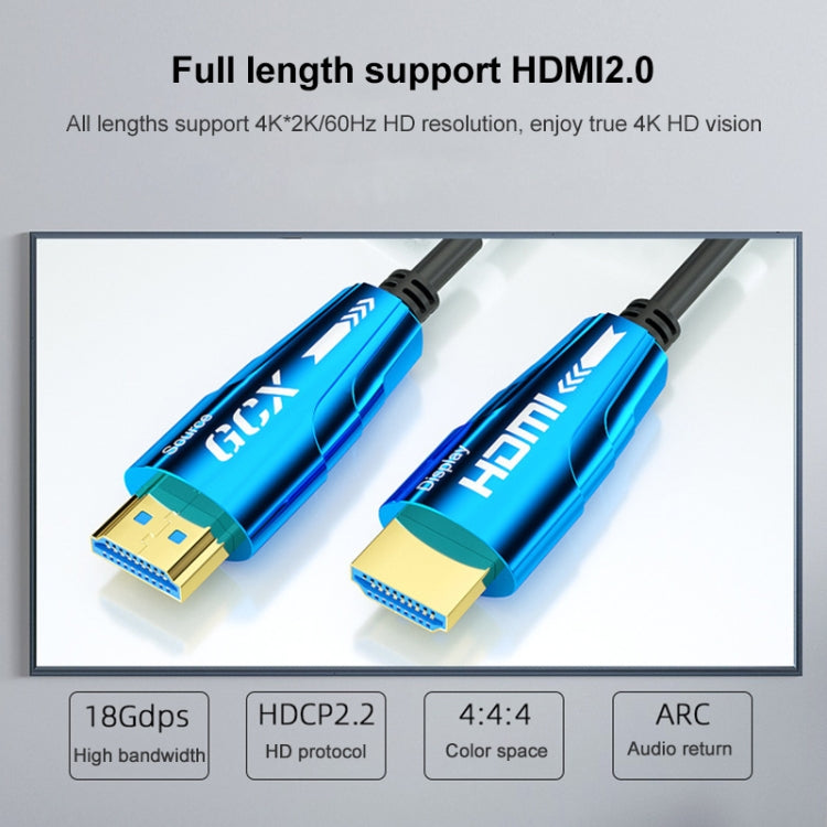 HDMI 2.0 Male to HDMI 2.0 Male 4K HD Active Optical Cable, Cable Length:100m - Audio Optical Cables by buy2fix | Online Shopping UK | buy2fix