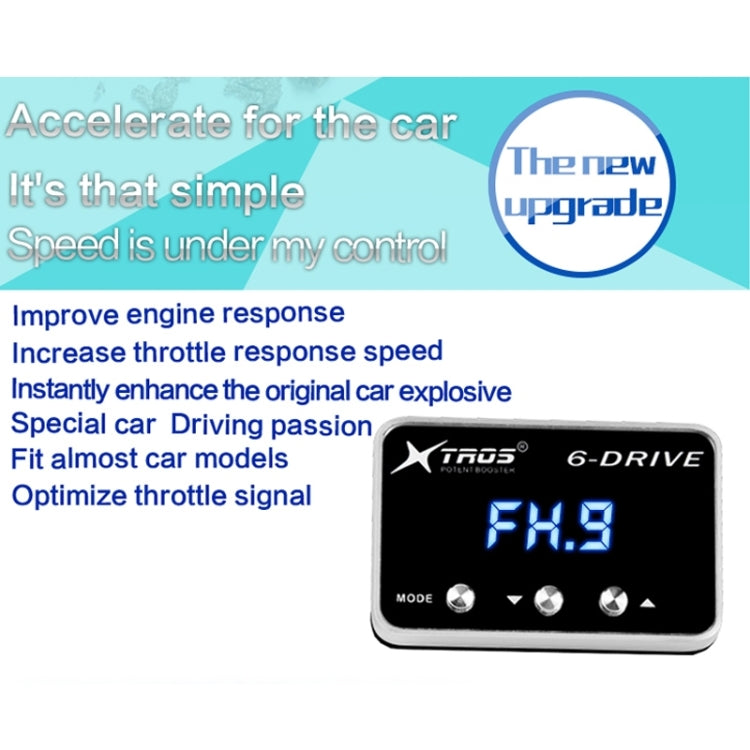 For Mitsubishi L200 2005- TROS TS-6Drive Potent Booster Electronic Throttle Controller - In Car by TROS | Online Shopping UK | buy2fix