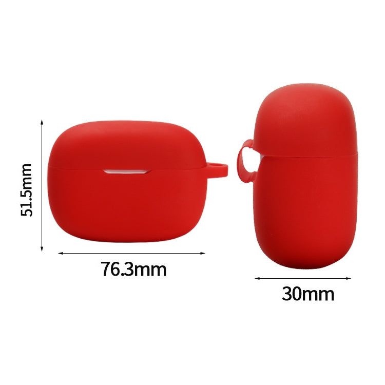 For JBL Wave 200TWS Silicone Earphone Protective Case(Red) - JBL Earphone Case by buy2fix | Online Shopping UK | buy2fix