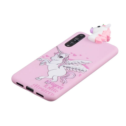 For Huawei P20 Shockproof Cartoon TPU Protective Case(Unicorn) - Huawei Cases by buy2fix | Online Shopping UK | buy2fix