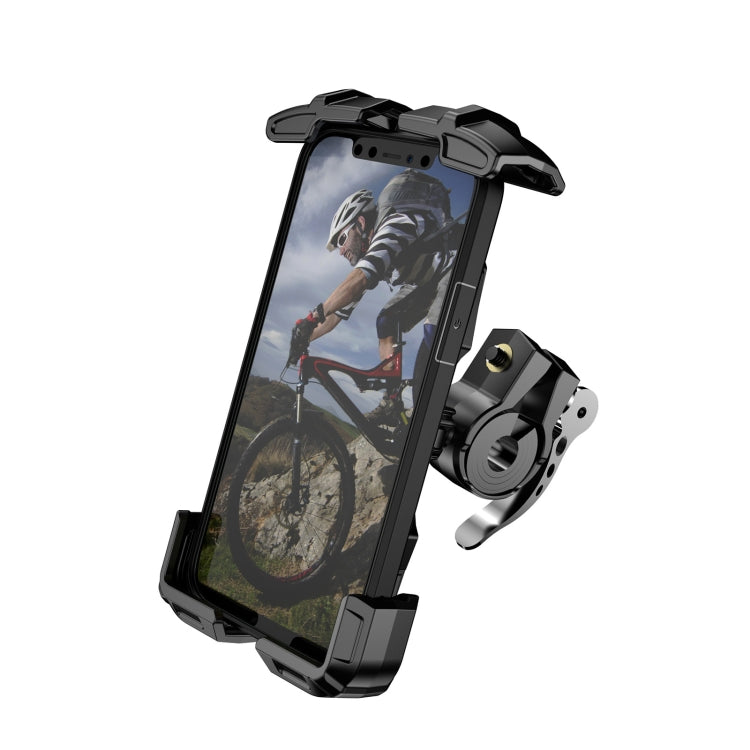 Motorcycle / Bicycle Outdoor Mobile Phone Riding Holder(Black) - In Car by buy2fix | Online Shopping UK | buy2fix