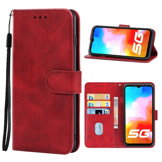 For Ulefone Armor 12 5G / 12S Leather Phone Case(Red) - More Brand by buy2fix | Online Shopping UK | buy2fix