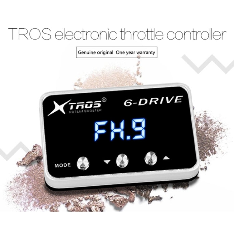 For Ford Ranger 2012-2020 TROS TS-6Drive Potent Booster Electronic Throttle Controller - In Car by TROS | Online Shopping UK | buy2fix