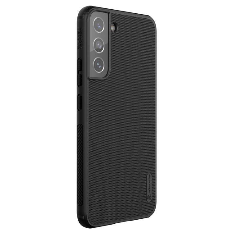 For Samsung Galaxy S22 5G NILLKIN Super Frosted Shield Pro PC + TPU Phone Case(Black) - Galaxy S22 5G Cases by NILLKIN | Online Shopping UK | buy2fix