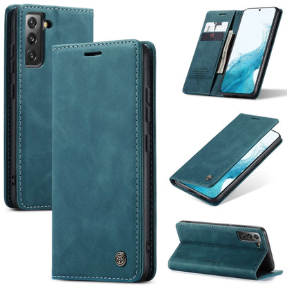 For Samsung Galaxy S22+ CaseMe 013 Multifunctional Horizontal Flip Leather Phone Case(Blue) - Samsung Accessories by CaseMe | Online Shopping UK | buy2fix