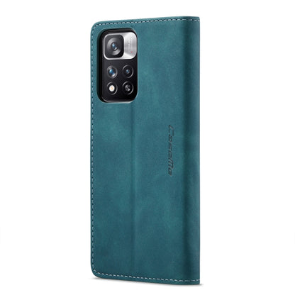 For Xiaomi Redmi Note 11 Pro Global/Redmi Note 11 Pro 5G Global CaseMe 013 Multifunctional Horizontal Flip Leather Phone Case(Blue) - Xiaomi Cases by CaseMe | Online Shopping UK | buy2fix