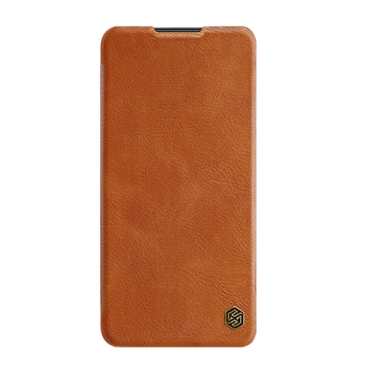 For Xiaomi Redmi Note 11 5G / 11T 5G / Poco M4 Pro 5G / 11S 5G NILLKIN QIN Series Crazy Horse Texture Leather Phone Case(Brown) - Xiaomi Cases by NILLKIN | Online Shopping UK | buy2fix